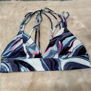 Victoria’s Secret PINK Strappy Bralette | Marble Print | Size XS
